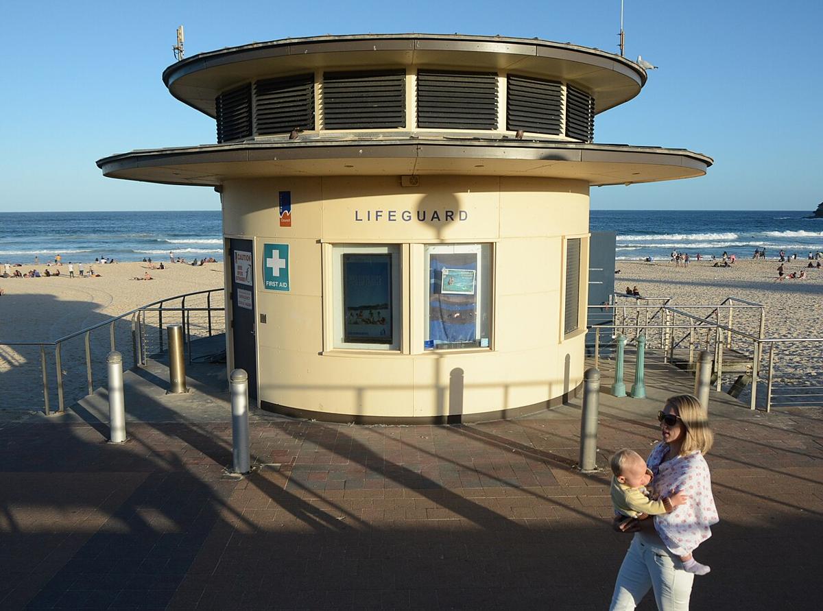 Rettungsschwimmer-Turm am Bondi Beach